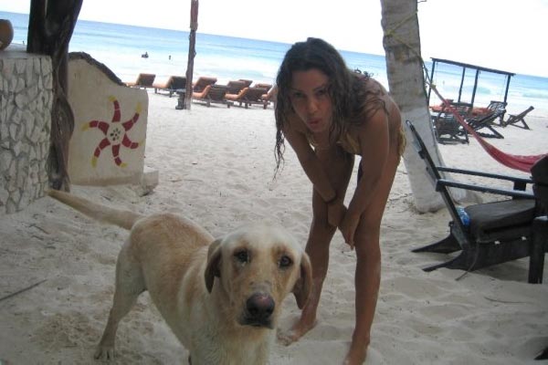 Catherine Chidiac with friends during travel